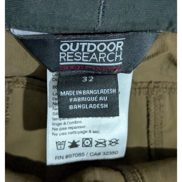 Outdoor Research Pants Mens 32x30 Ferosi Outdoor Hiking Brown - Picture 3 of 9